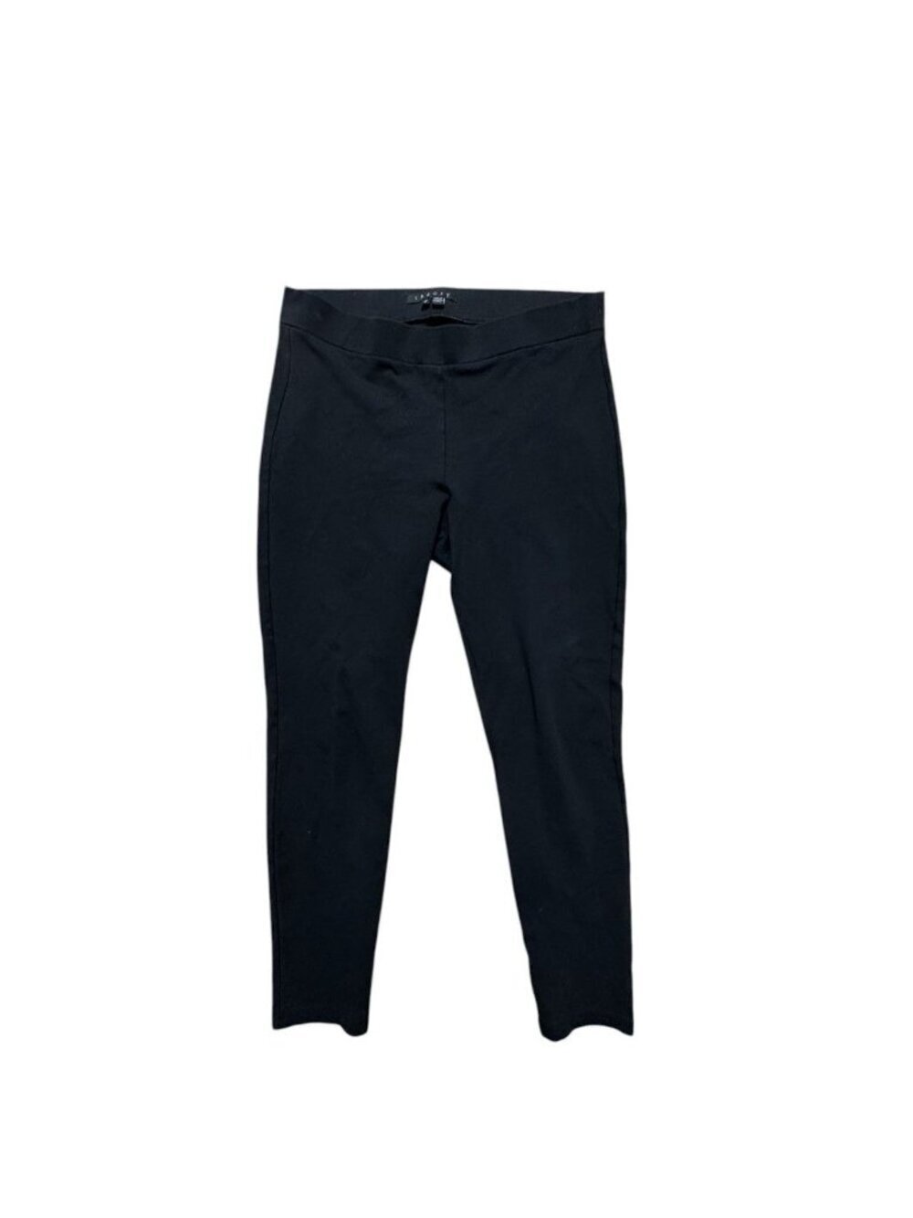 Theory Black Leggings Women M Stretch Pull On Pants Slim